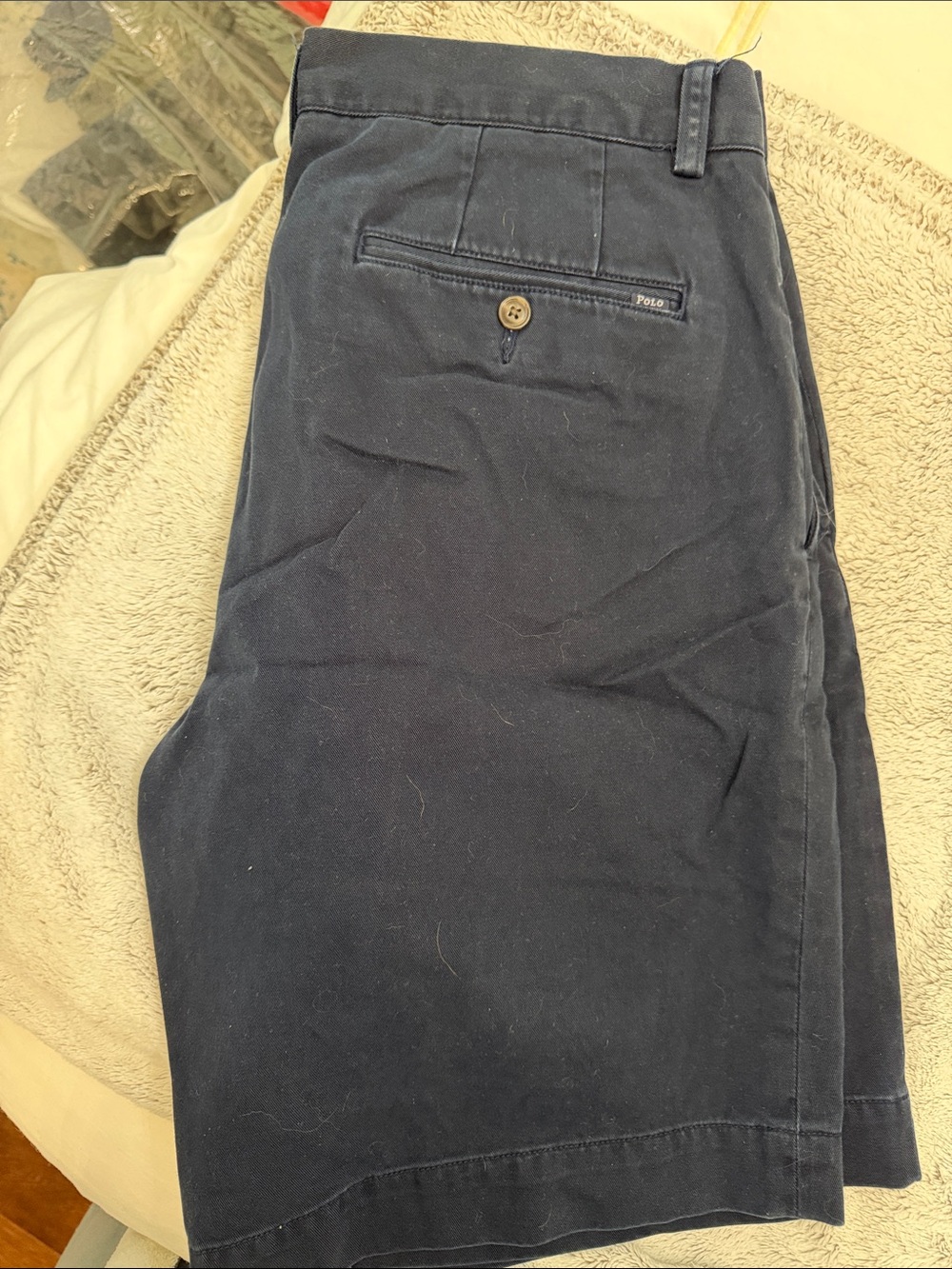 Polo by Ralph Lauren Navy Cotton Chino Shorts